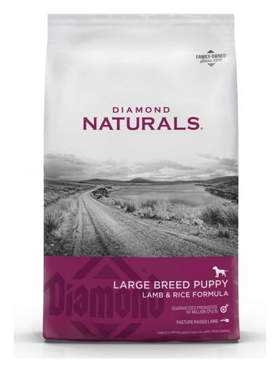 Diamond Naturals Cachorro Razas Medianas y Grandes Cordero y Arroz – croquetas para perro Diamond
