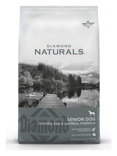 Diamond Naturals Senior Pollo, Huevo y Avena – croquetas para perro Diamond