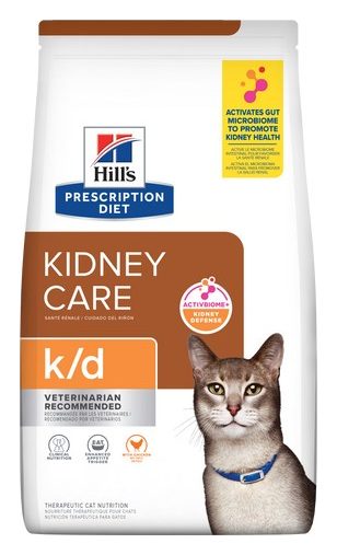 Hill's Prescription Diet k/d Cuidado Renal Gato – croquetas para gato Hill's