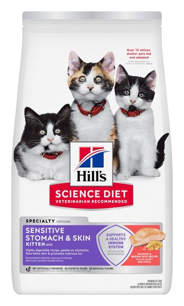 Hill's Science Diet Kitten Sensitive Stomach & Skin – croquetas para gato Hill's