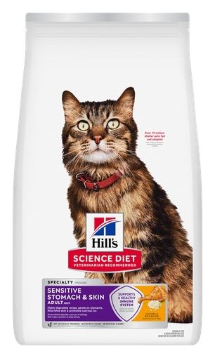 Hill's Science Diet Sensitive Stomach & Skin Gato – croquetas para gato Hill's