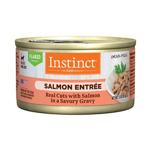 Instinct Flaked Entrée Salmón lata 85 g (gato) – alimento húmedo para gato Instinct