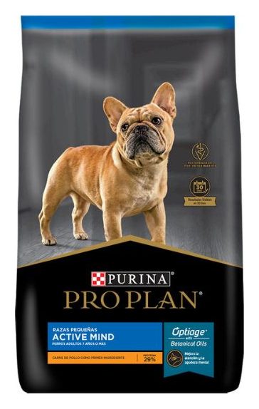 Pro Plan Active Mind Adulto 7+ Razas Pequeñas Optiage Pollo – croquetas para perro Pro Plan