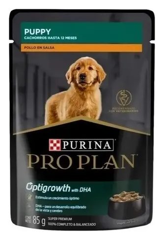 Pro Plan Sobre Cachorro Todas las Razas Pollo en Salsa – alimento húmedo para perro Pro Plan
