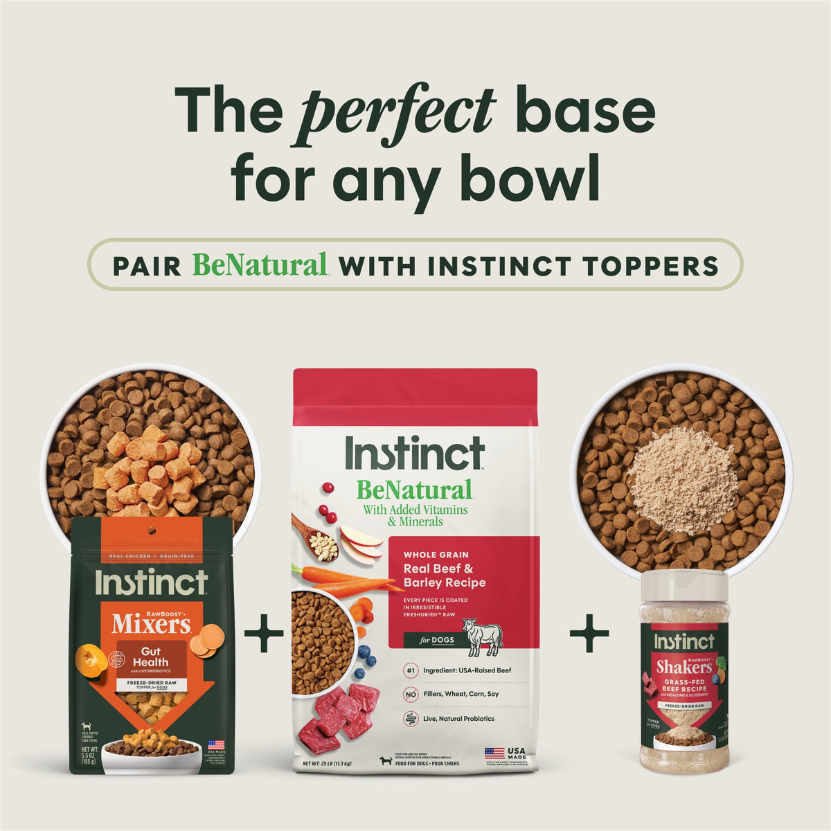 Instinct Be Natural Res y Cebada para Perro – imagen 5