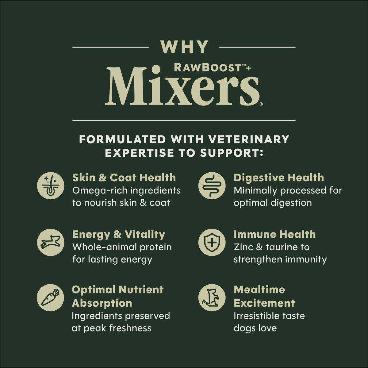 Instinct Raw Boost Mixers Piel y Pelaje (Skin & Coat) Topper Liofilizado para Perro – imagen 4