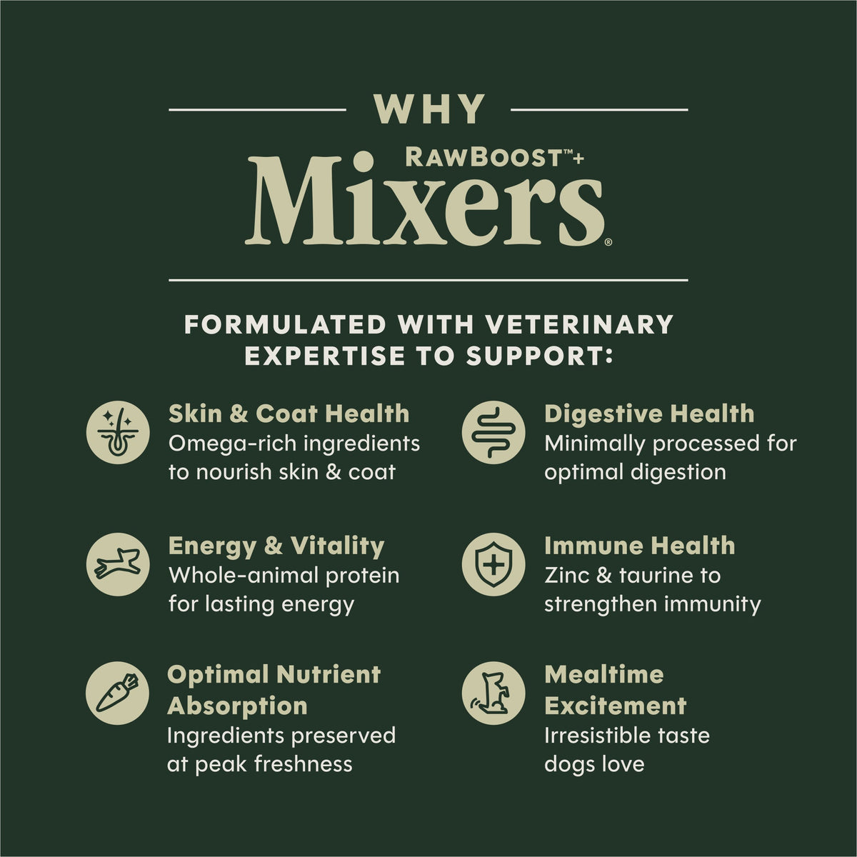 Instinct Raw Boost Mixers Salud Digestiva (Gut Health) Topper Liofilizado para Gato – imagen 4