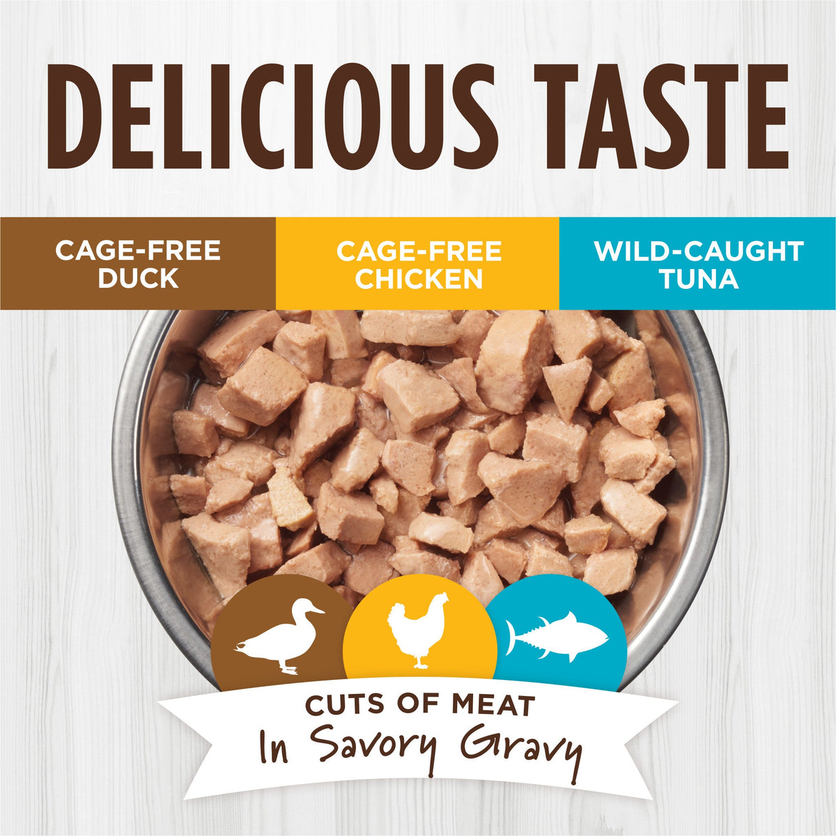 Instinct Healthy Cravings Topper Mix (Pato, Pollo y Atún) 12 sobres de 3 oz para Gato – imagen 2