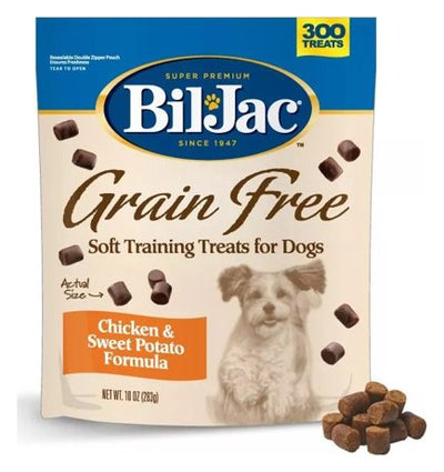 Bil-Jac Premios de Entrenamiento Grain Free Pollo y Camote – Premios para perro