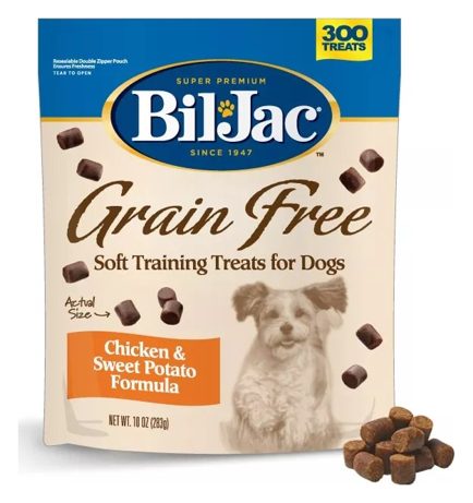 Bil-Jac Premios de Entrenamiento Grain Free Pollo y Camote – premios para perro Bil-Jac