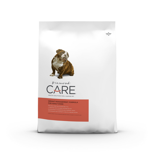Diamond Care Weight Management, croquetas para control de peso de perro adulto: bolsa (frente) | NutriPets Monterrey