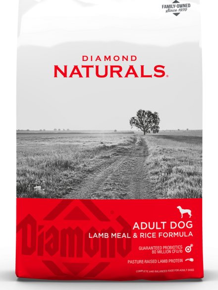 Diamond Naturals Adulto Razas Medianas y Grandes Cordero y Arroz – croquetas para perro Diamond