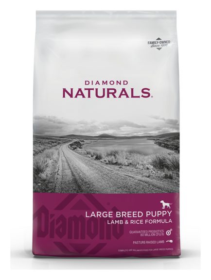 Diamond Naturals Cachorro Razas Medianas y Grandes Cordero y Arroz – croquetas para perro Diamond
