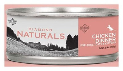 Diamond Naturals Lata Chicken Dinner Gato Adulto y Gatito