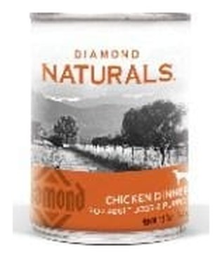 Diamond Naturals Lata Chicken Dinner Pollo Cachorro y Adulto – alimento húmedo para perro Diamond