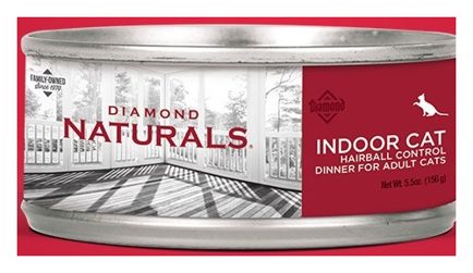 Diamond Naturals Lata Indoor Cat Control de Bolas de Pelo Gato Adulto – alimento húmedo para gato Diamond