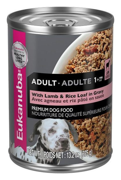 Eukanuba Adulto Cordero y Arroz Lata – Alimento húmedo para perro