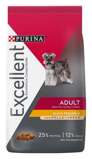 Excellent Adulto Razas Minis y Pequeñas Pollo y Arroz – croquetas para perro Excellent