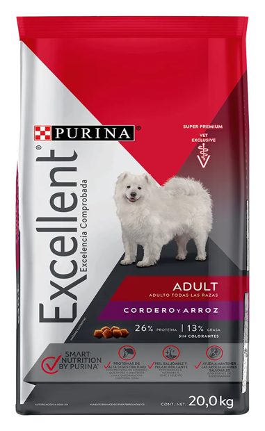 Excellent Adulto Todas las Razas Cordero y Arroz – Croquetas para perro