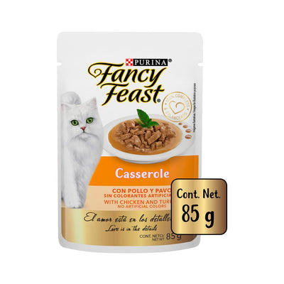 Fancy Feast Sobre Casserole Pavo y Pollo – Alimento húmedo para gato