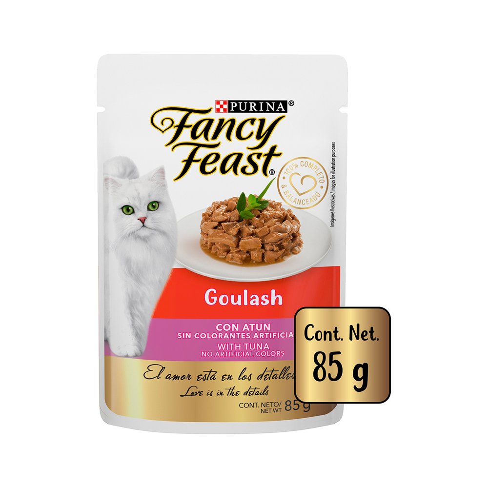 Fancy Feast Sobre Goulash Filetes de Atún
