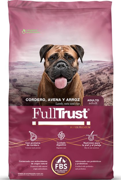 Full Trust Adulto Cordero, Avena y Arroz – croquetas para perro Full Trust