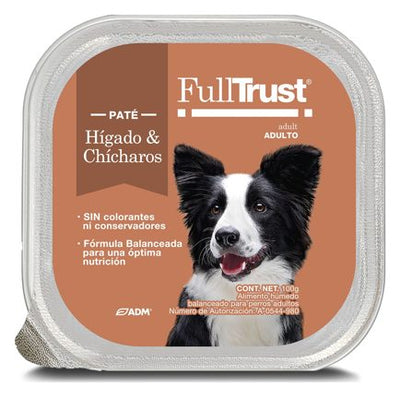 Full Trust Lata Hígado y Chícharos – Alimento húmedo para perro