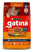 Gatina Gato Adulto Carne, Pollo y Verduras – croquetas para gato Gatina