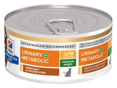 Hill's Prescription Diet c/d Multicare + Metabolic Estofado Gato – Alimento húmedo para gato