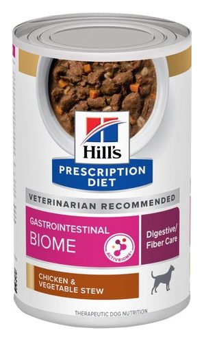 Hill's Prescription Diet Gastrointestinal Biome Estofado de Pollo – Alimento húmedo para perro