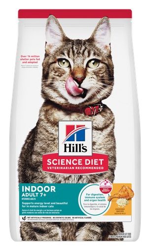 Hill's Science Diet Adulto 7+ Indoor – Croquetas para gato