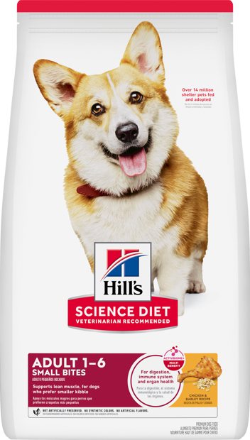 Hill's Science Diet Adulto Small Bites Pollo y Cebada – croquetas para perro Hill's