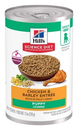 Hill's Science Diet Cachorro Lata Pollo y Cebada – alimento húmedo para perro Hill's