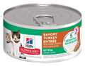 Hill's Science Diet Kitten Lata Pavo – alimento húmedo para gato Hill's