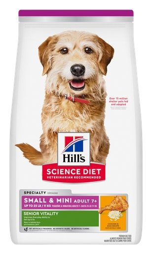 Hill's Science Diet Senior Vitality 7+ Small & Mini – croquetas para perro Hill's