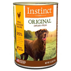 Instinct Original Libre de Granos Pollo lata (perro) – alimento húmedo para perro Instinct