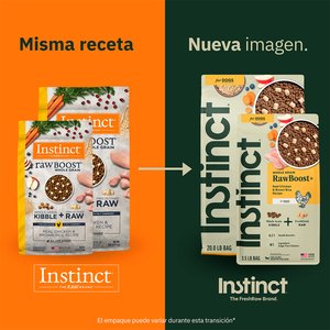 Instinct Raw Boost Whole Grain Pollo y Arroz Integral – croquetas para perro Instinct