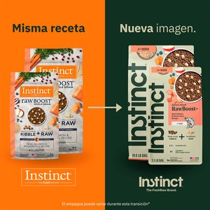 Instinct Raw Boost Whole Grain Salmón y Arroz Integral – croquetas para perro Instinct