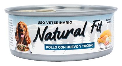 Natural Fit Húmedo Pollo con Huevo y Tocino – alimento húmedo para perro Natural Fit