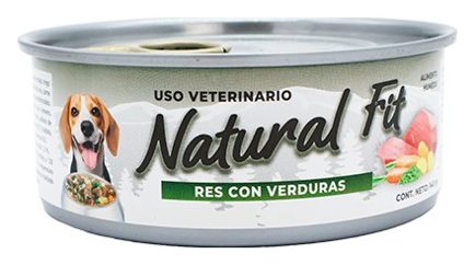 Natural Fit Húmedo Res con Verduras – alimento húmedo para perro Natural Fit
