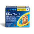 NexGard Spectra, desparasitante para perro de 3.6 a 7.5 kg, caja con 3 tabletas masticables (afoxolaner y milbemicina oxima) | NutriPets Monterrey