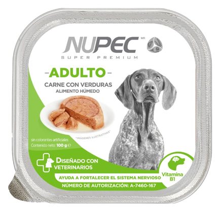 Nupec Húmedo Adulto 100 g – alimento húmedo para perro Nupec