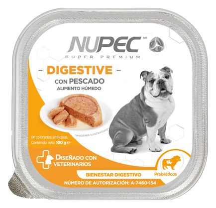 Nupec Húmedo Digestive 100 g – alimento húmedo para perro Nupec