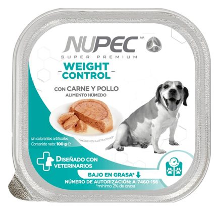 Nupec Húmedo Weight Control 100 g – alimento húmedo para perro Nupec