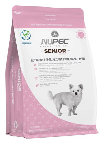 Nupec Senior Razas Mini – Croquetas para perro
