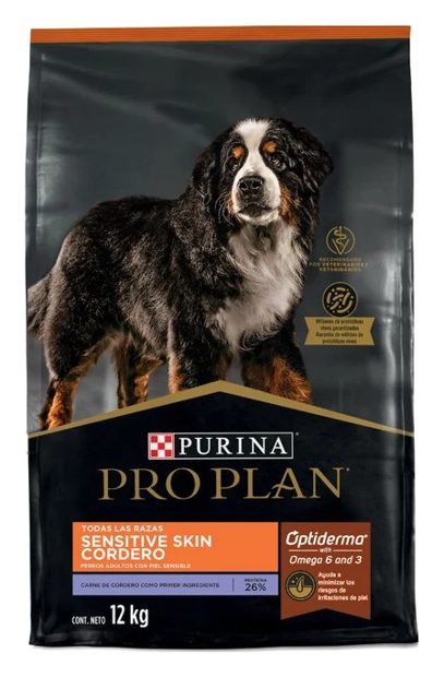 Pro Plan Sensitive Skin Adulto Todas las Razas Optiderma Cordero – croquetas para perro Pro Plan
