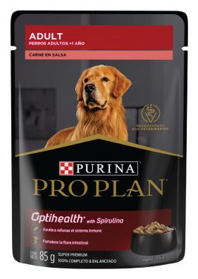 Pro Plan Sobre Adulto Todas las Razas Optihealth Carne en Salsa – alimento húmedo para perro Pro Plan