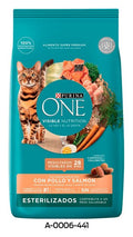 Purina One Gato Esterilizado Pollo y Salmón – croquetas para gato Purina One