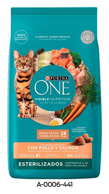 Purina One Gato Esterilizado Pollo y Salmón – croquetas para gato Purina One