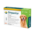 Simparica, desparasitante para perro de 20.1 a 40 kg, caja con 3 tabletas masticables (sarolaner) | NutriPets Monterrey